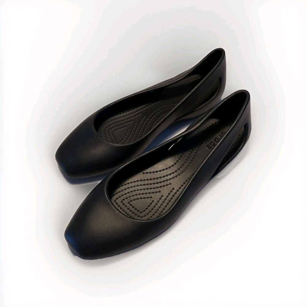 CROCS Women's Black Slip-On Sandals